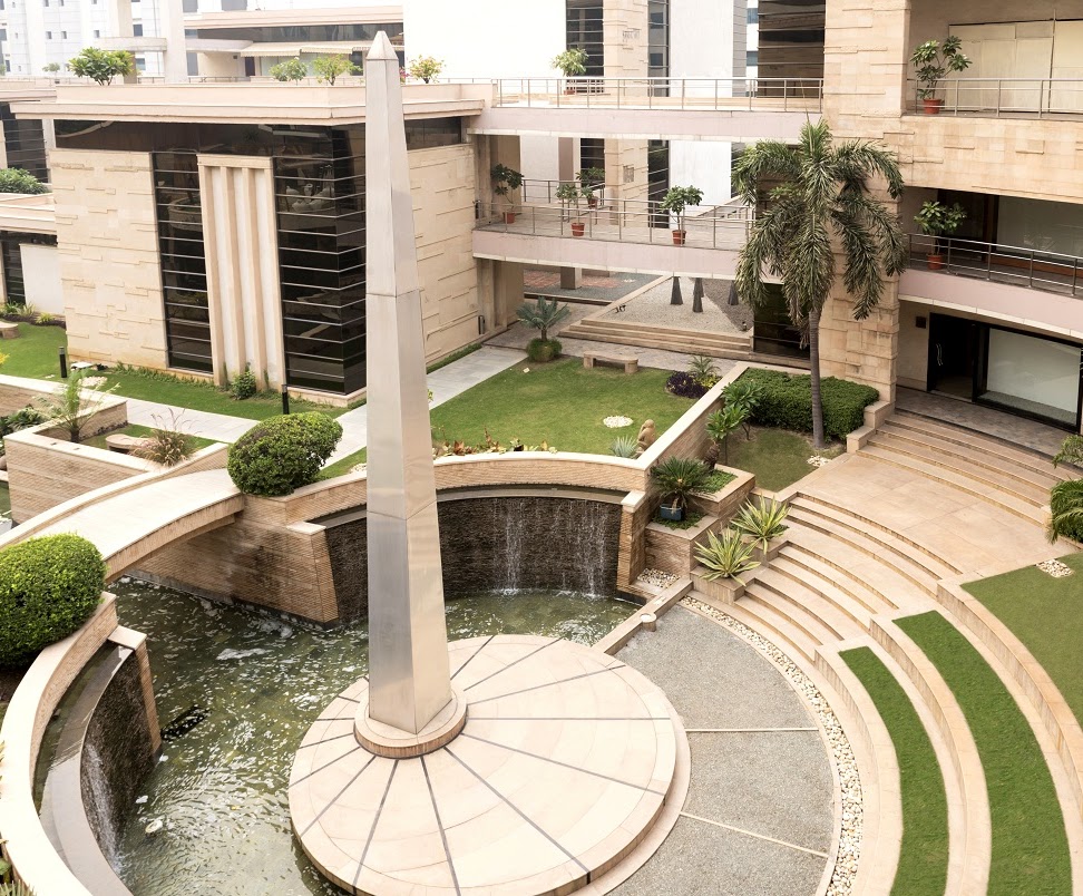 Green Outdoor Spaces with Amphitheater